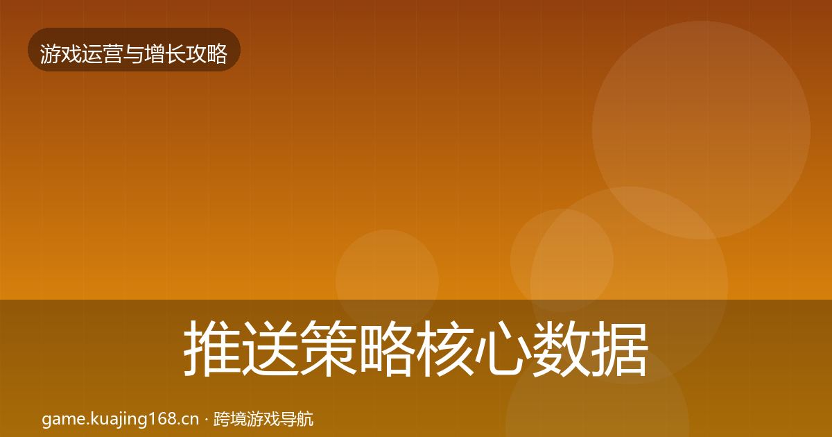 推送策略核心数据指标入门到进阶·第1479篇