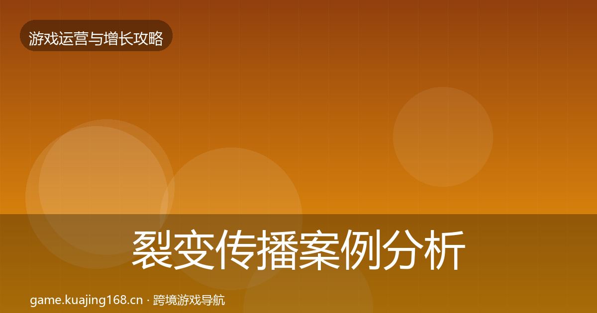 裂变传播案例分析入门到进阶·第1532篇