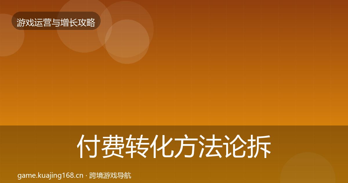 付费转化方法论拆解要点梳理·第1566篇