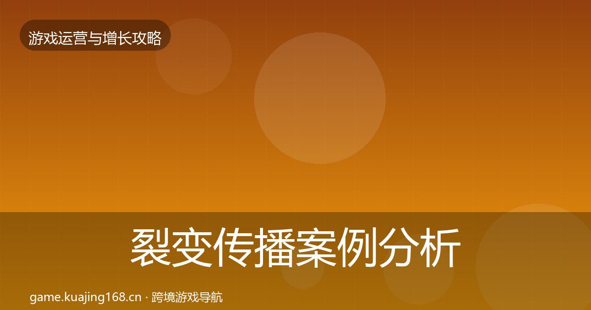 裂变传播案例分析入门到进阶·第1572篇