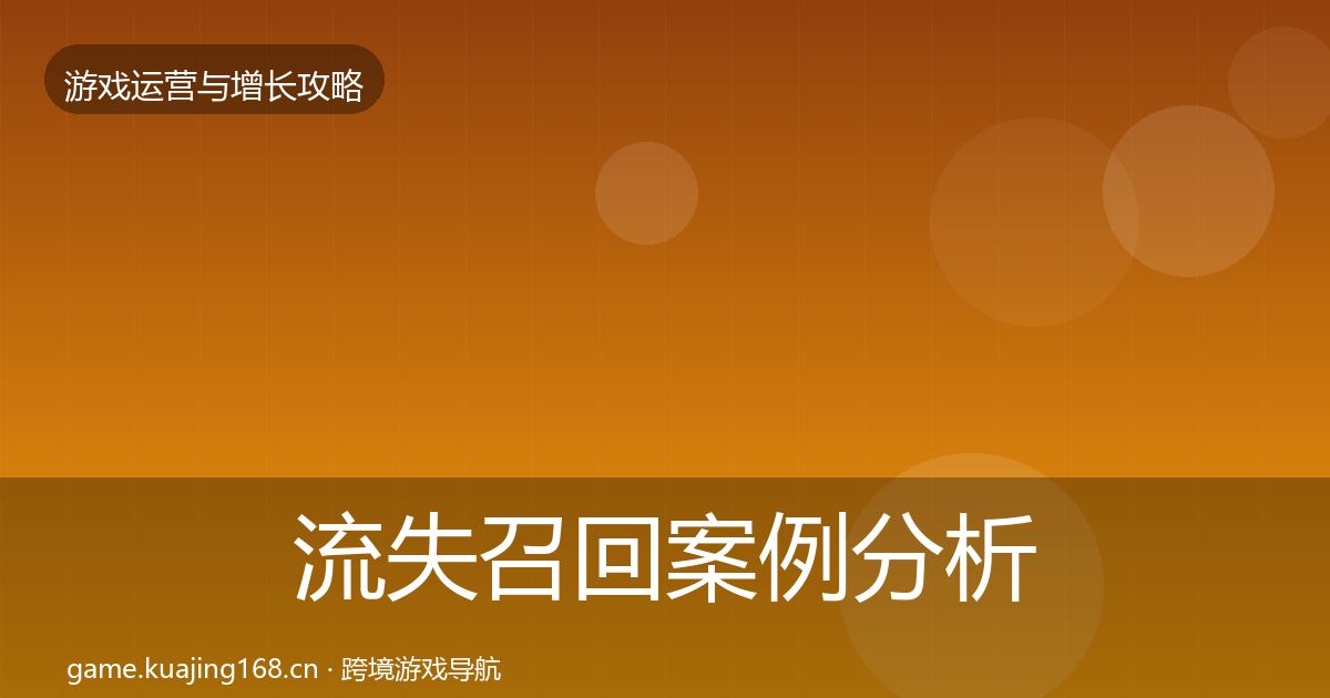 流失召回案例分析要点梳理·第1573篇