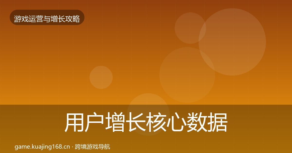 用户增长核心数据指标全攻略·第1596篇