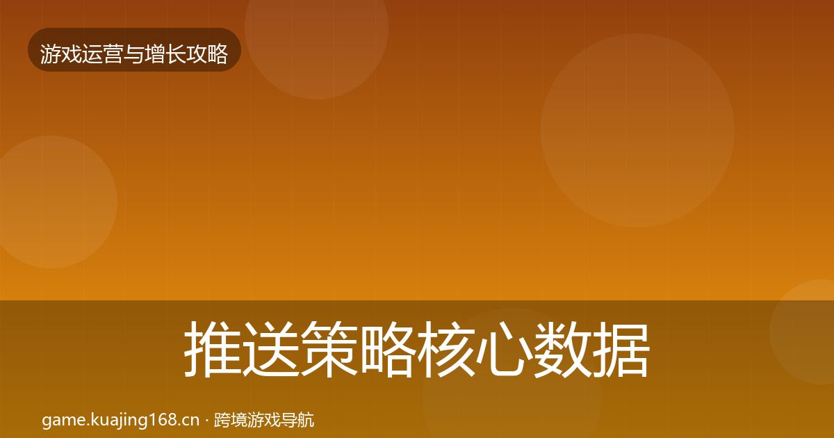 推送策略核心数据指标入门到进阶·第1599篇