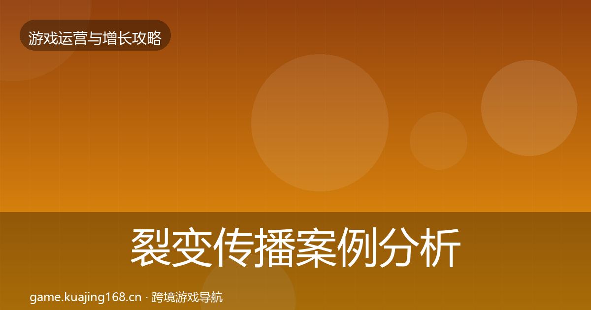 裂变传播案例分析入门到进阶·第1612篇