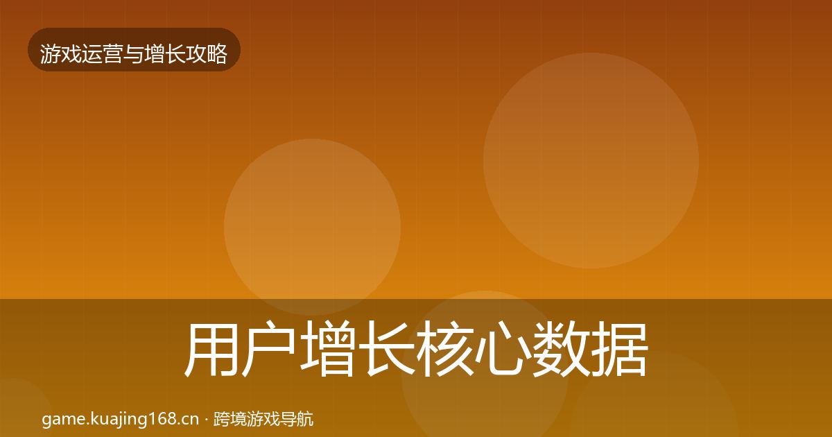 用户增长核心数据指标全攻略·第1636篇