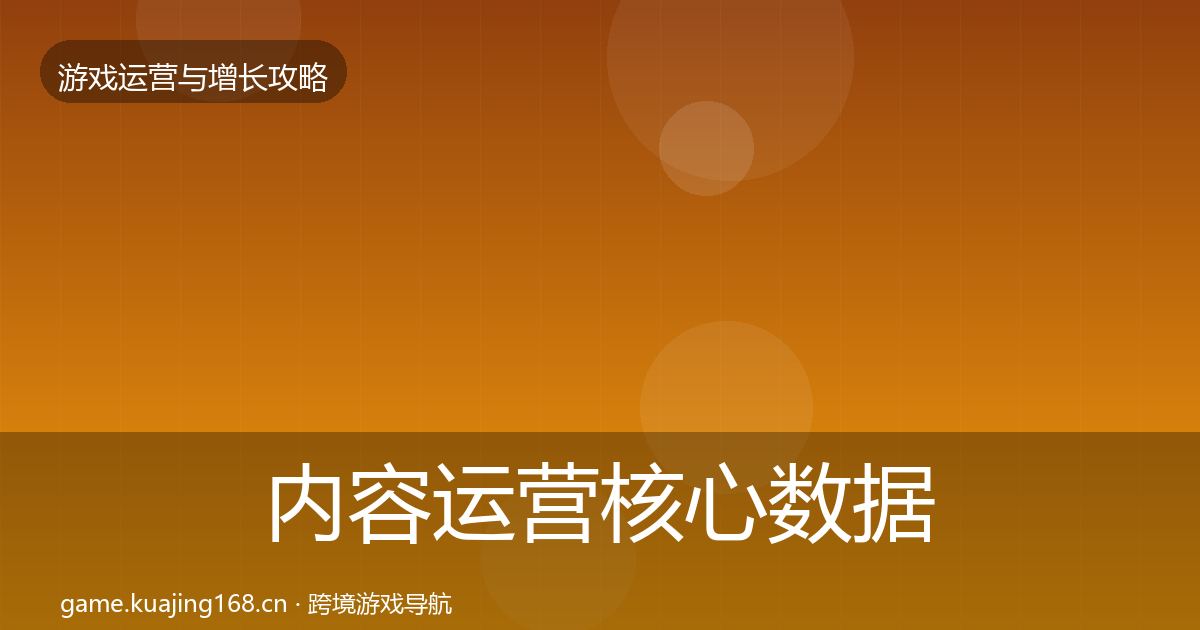 内容运营核心数据指标实践指南·第1639篇