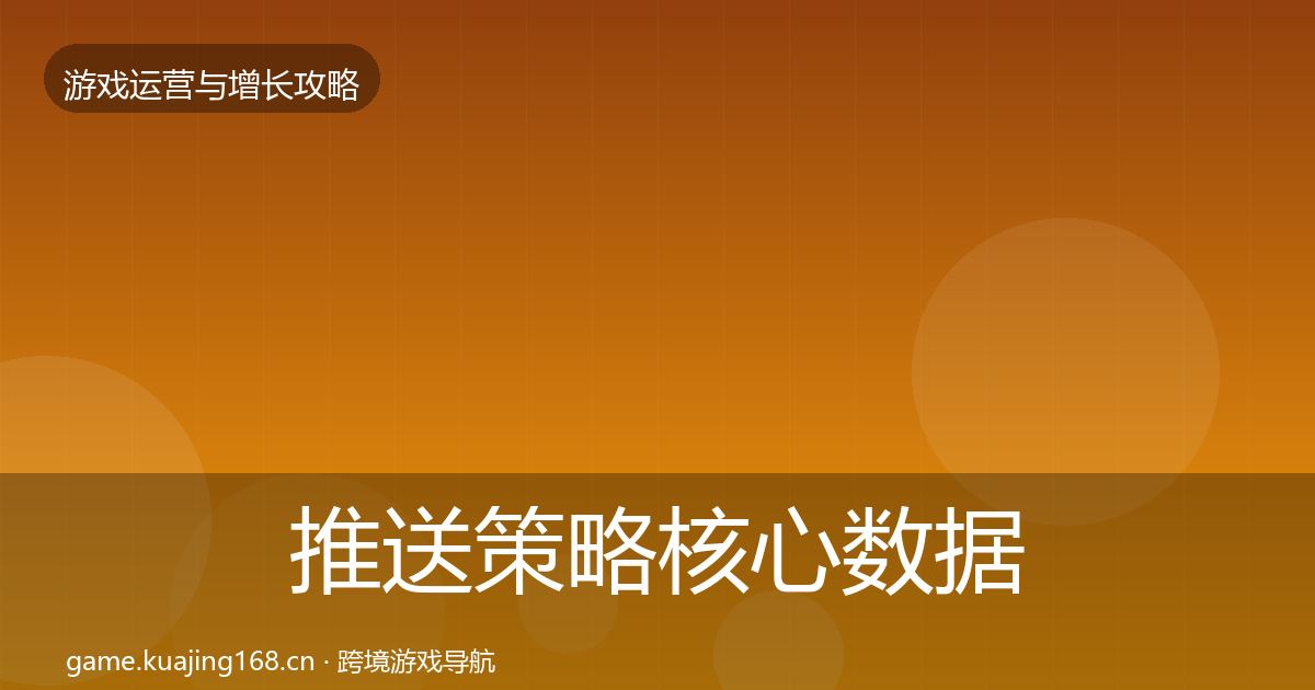 推送策略核心数据指标入门到进阶·第1639篇