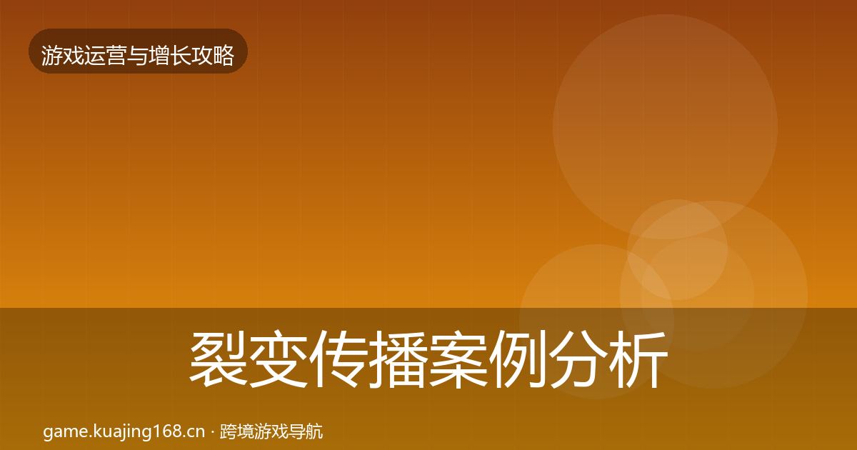 裂变传播案例分析入门到进阶·第1652篇