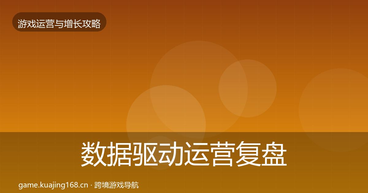 数据驱动运营复盘总结实践指南·第1668篇