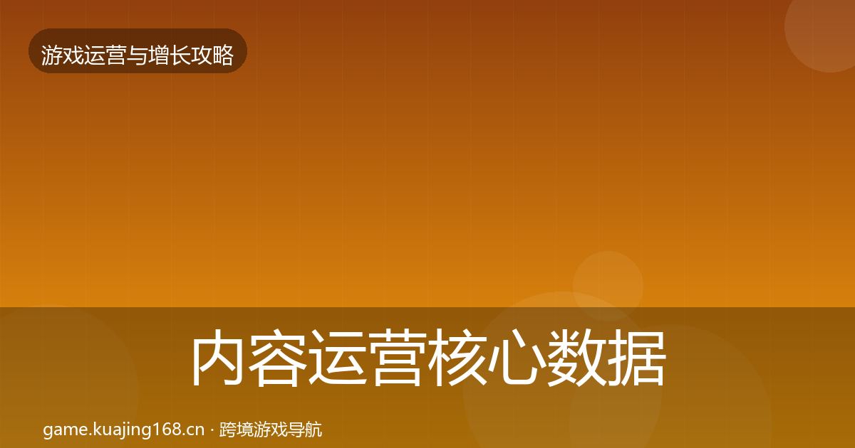 内容运营核心数据指标实践指南·第1679篇