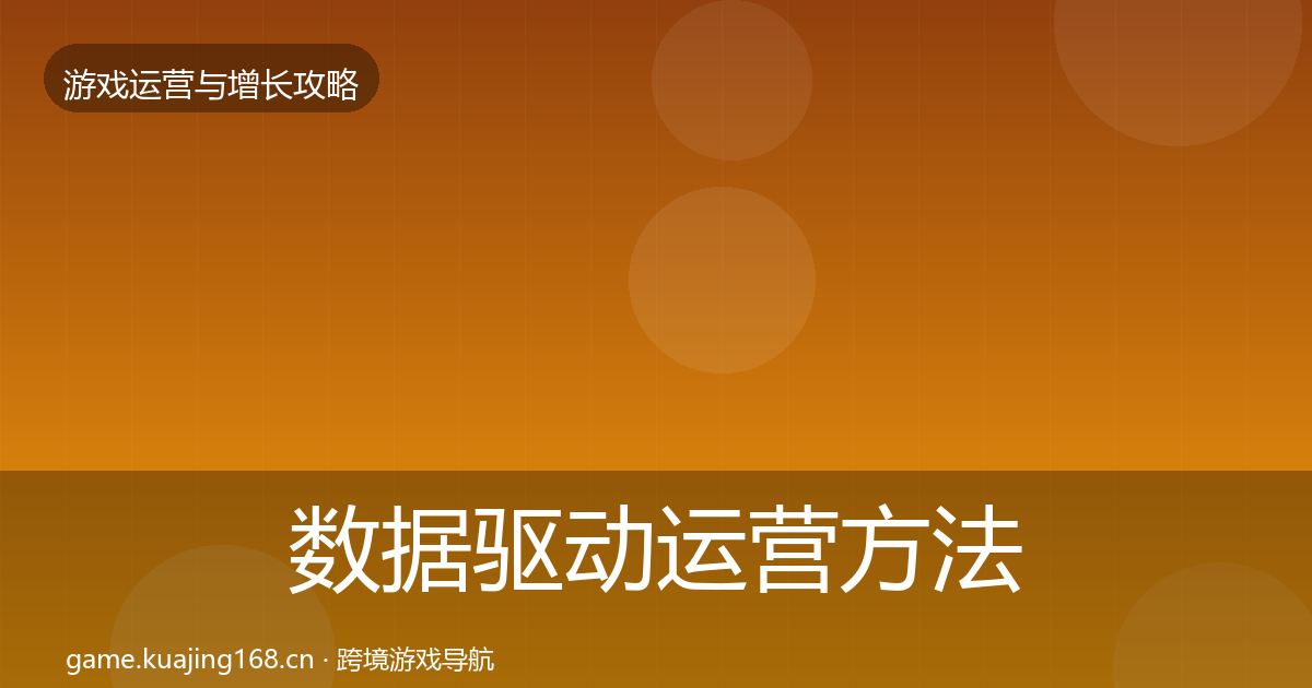 数据驱动运营方法论拆解实践指南·第1688篇
