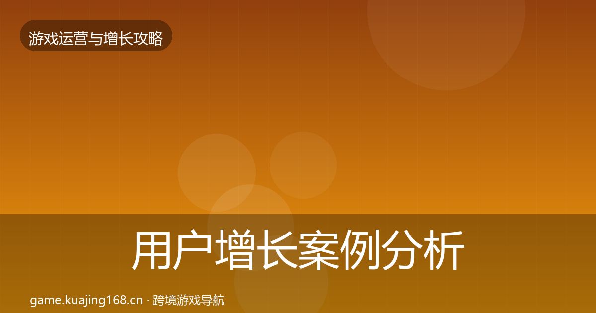 用户增长案例分析全攻略·第1691篇