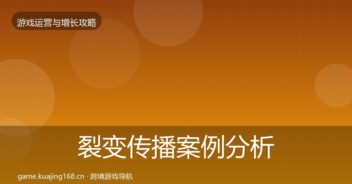 裂变传播案例分析入门到进阶·第1692篇