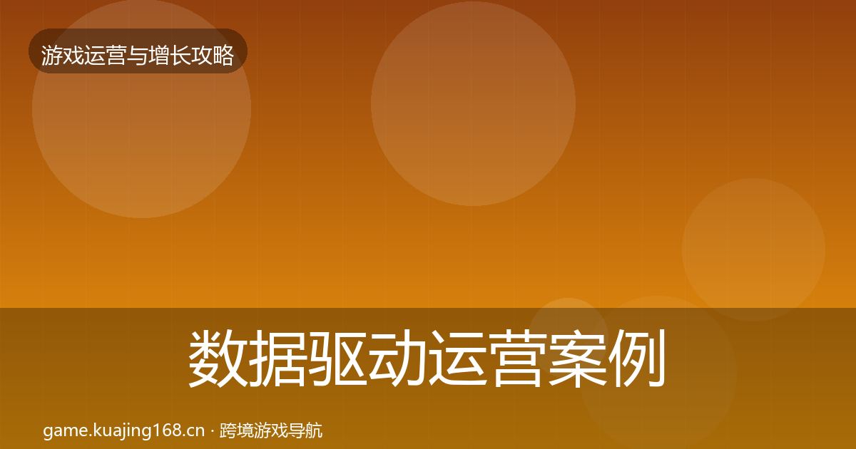 数据驱动运营案例分析实践指南·第1693篇