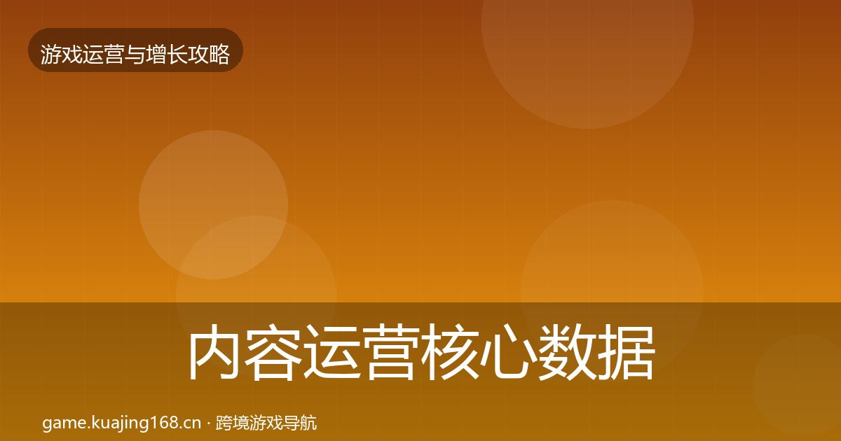 内容运营核心数据指标实践指南·第1719篇