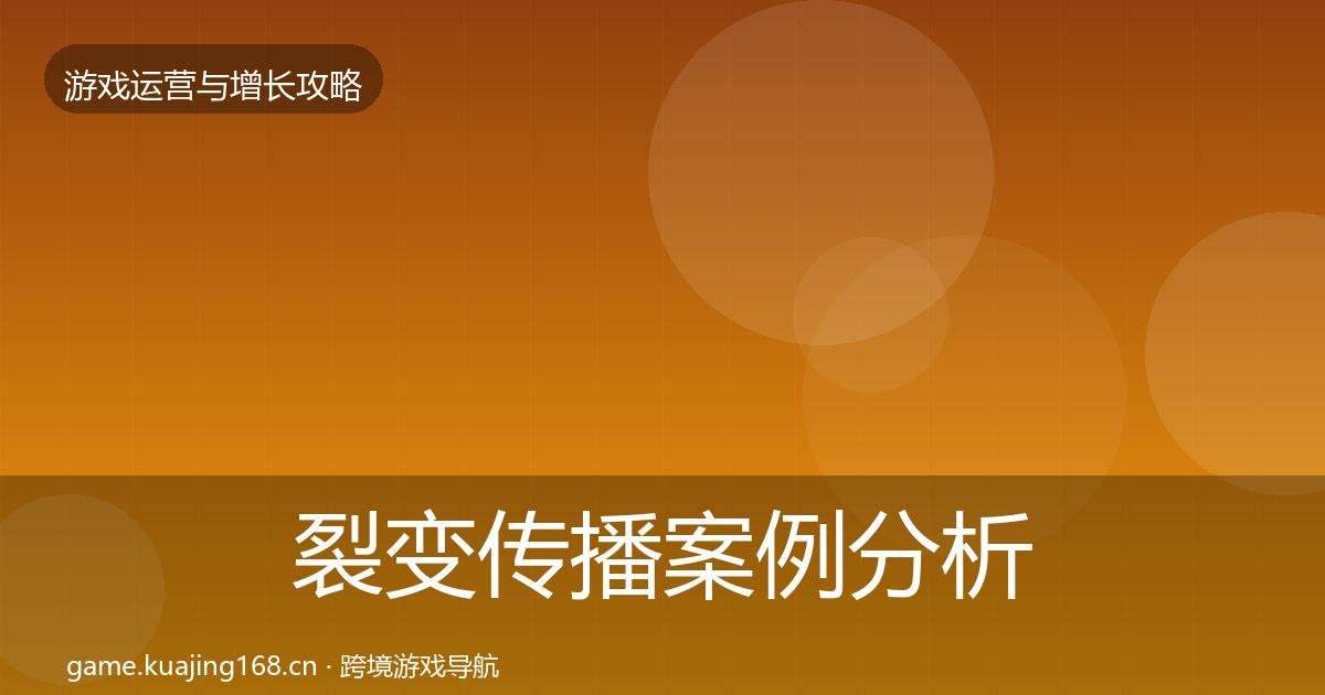 裂变传播案例分析入门到进阶·第1732篇