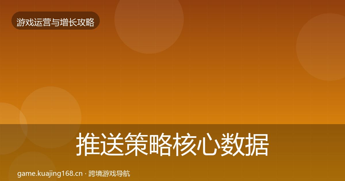 推送策略核心数据指标入门到进阶·第1759篇