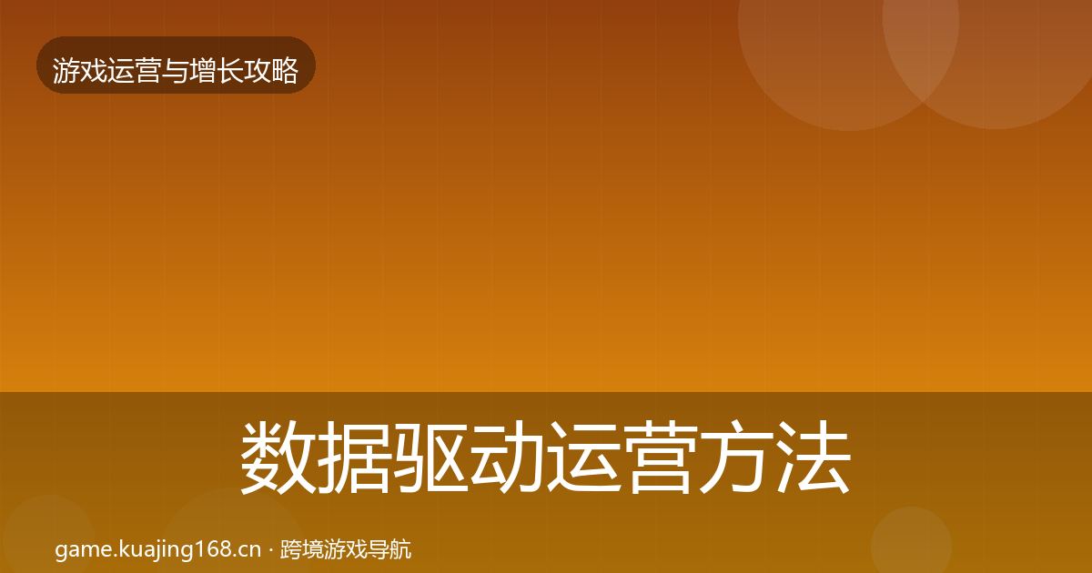 数据驱动运营方法论拆解实践指南·第1768篇
