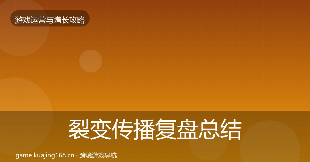裂变传播复盘总结入门到进阶·第1787篇
