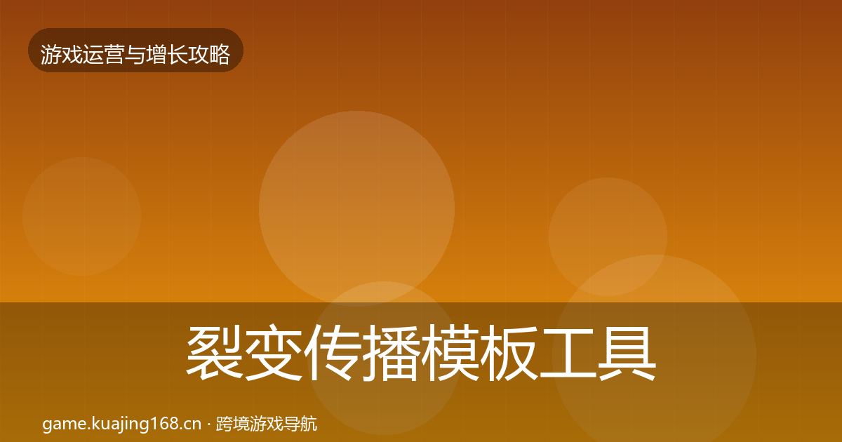 裂变传播模板工具入门到进阶·第1792篇