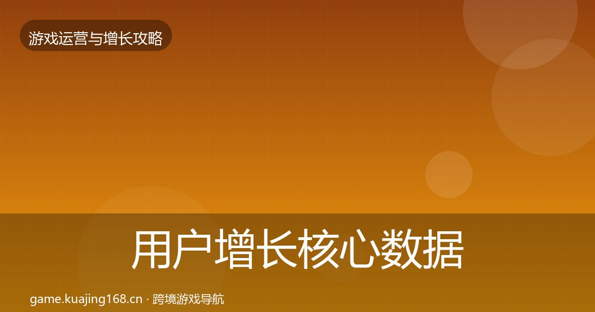 用户增长核心数据指标全攻略·第1796篇
