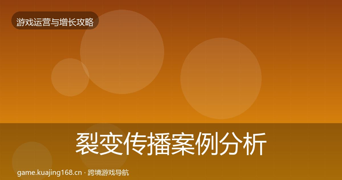 裂变传播案例分析入门到进阶·第1812篇