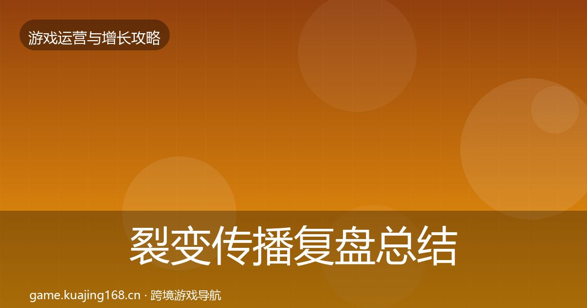 裂变传播复盘总结入门到进阶·第1827篇
