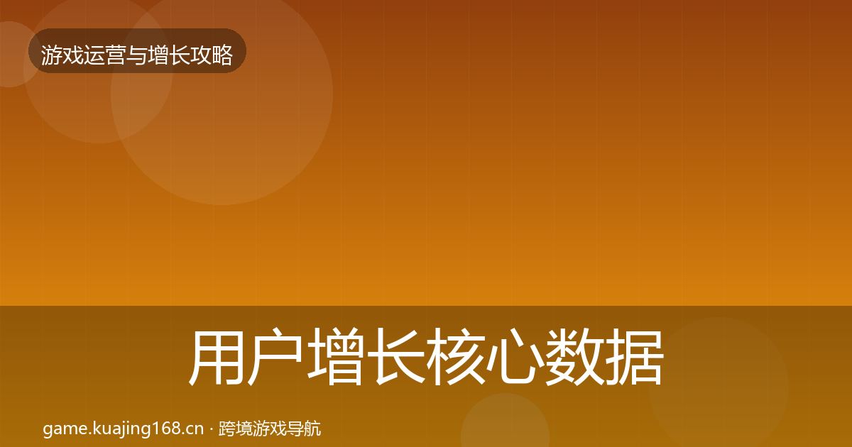 用户增长核心数据指标全攻略·第1836篇