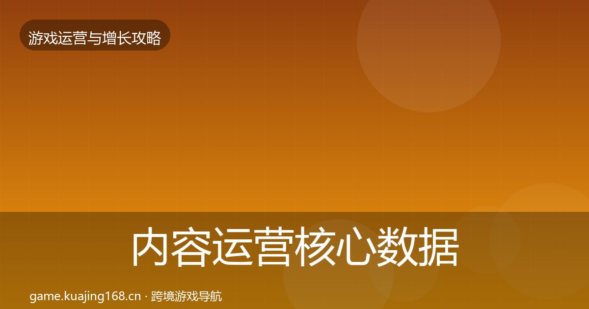 内容运营核心数据指标实践指南·第1839篇