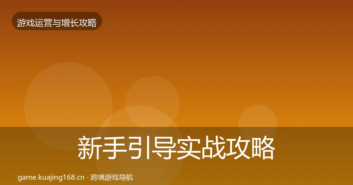 新手引导实战攻略入门到进阶·第1843篇