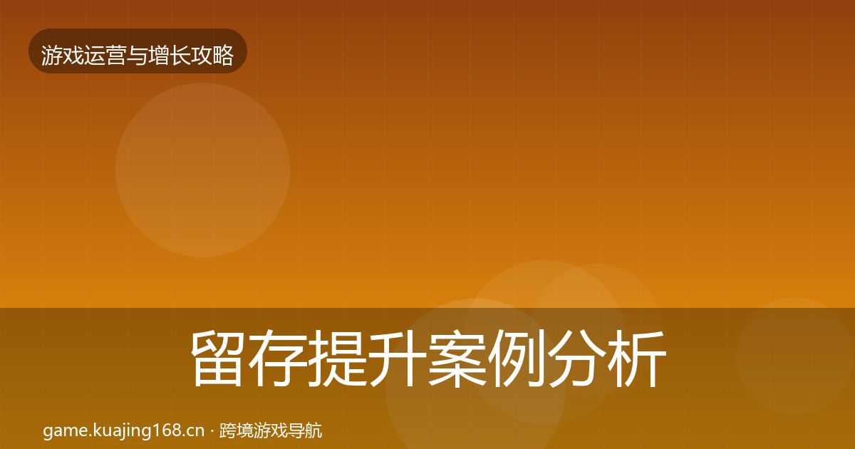 留存提升案例分析实践指南·第1851篇