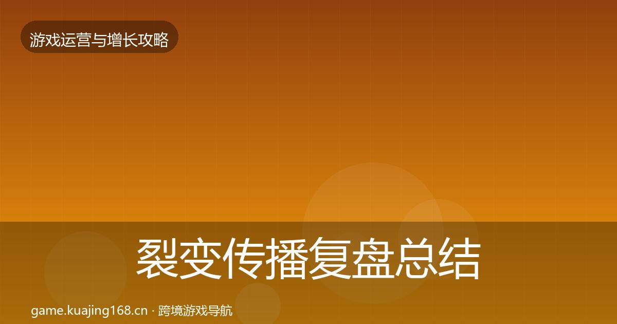 裂变传播复盘总结入门到进阶·第1867篇