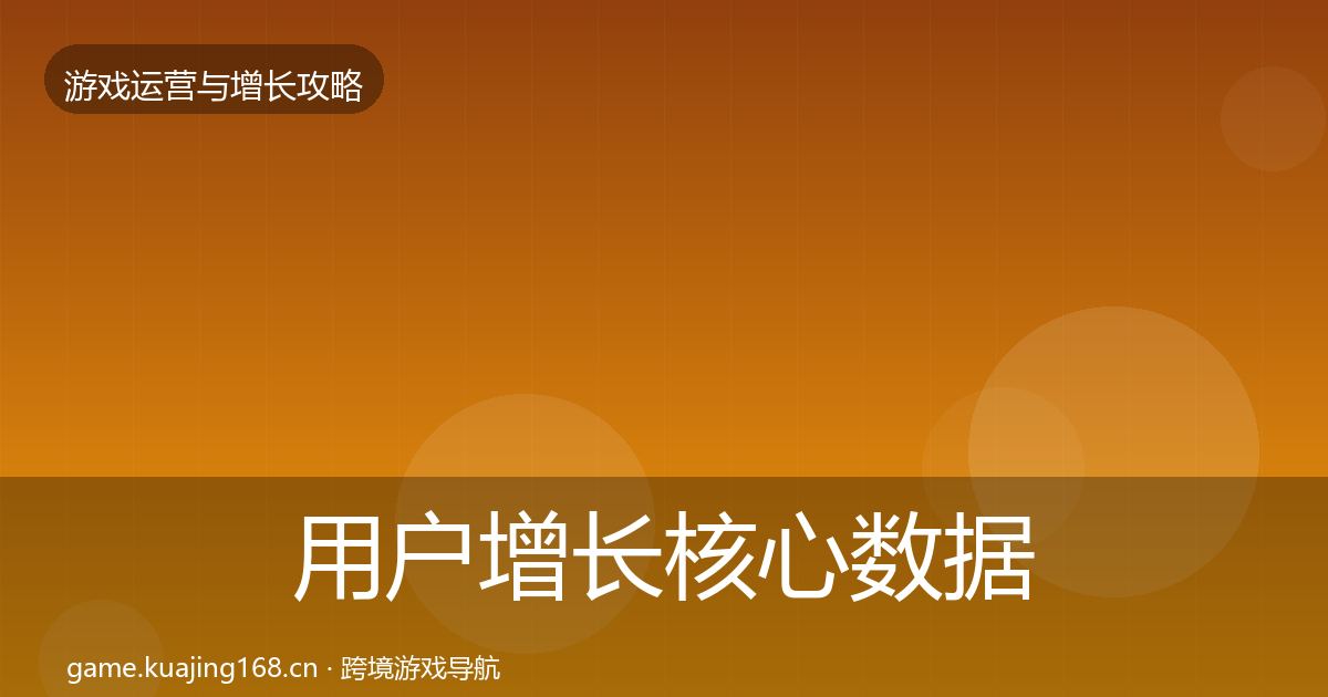 用户增长核心数据指标全攻略·第1876篇