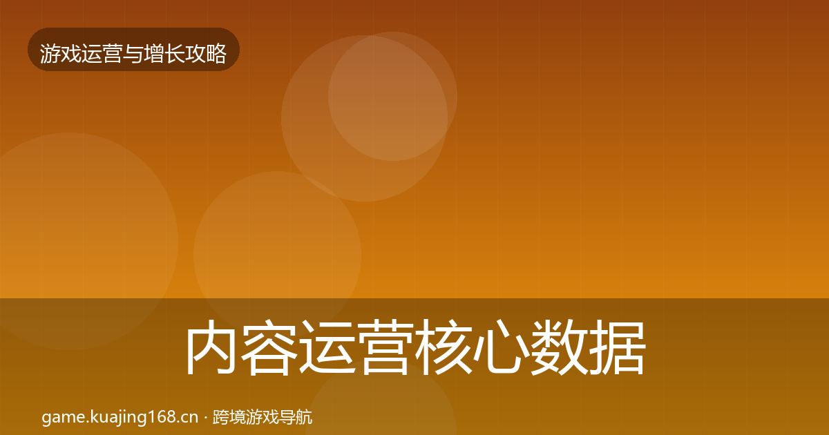 内容运营核心数据指标实践指南·第1879篇