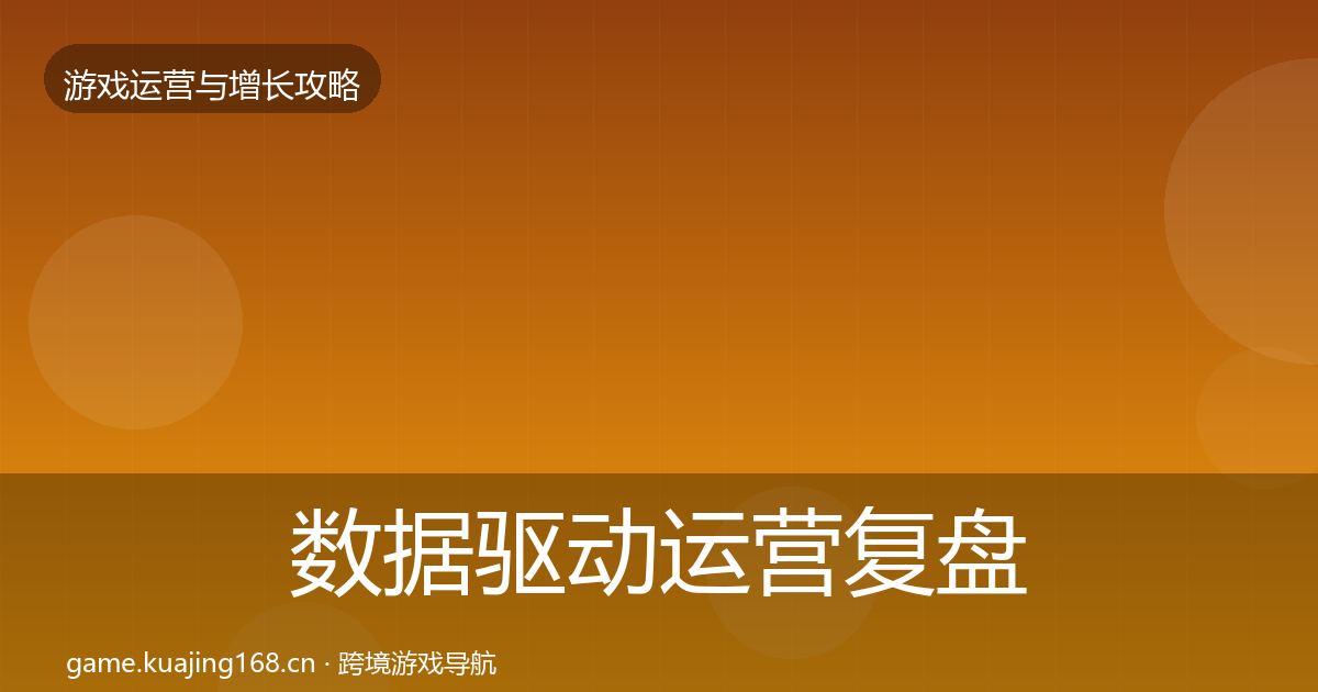 数据驱动运营复盘总结实践指南·第1908篇