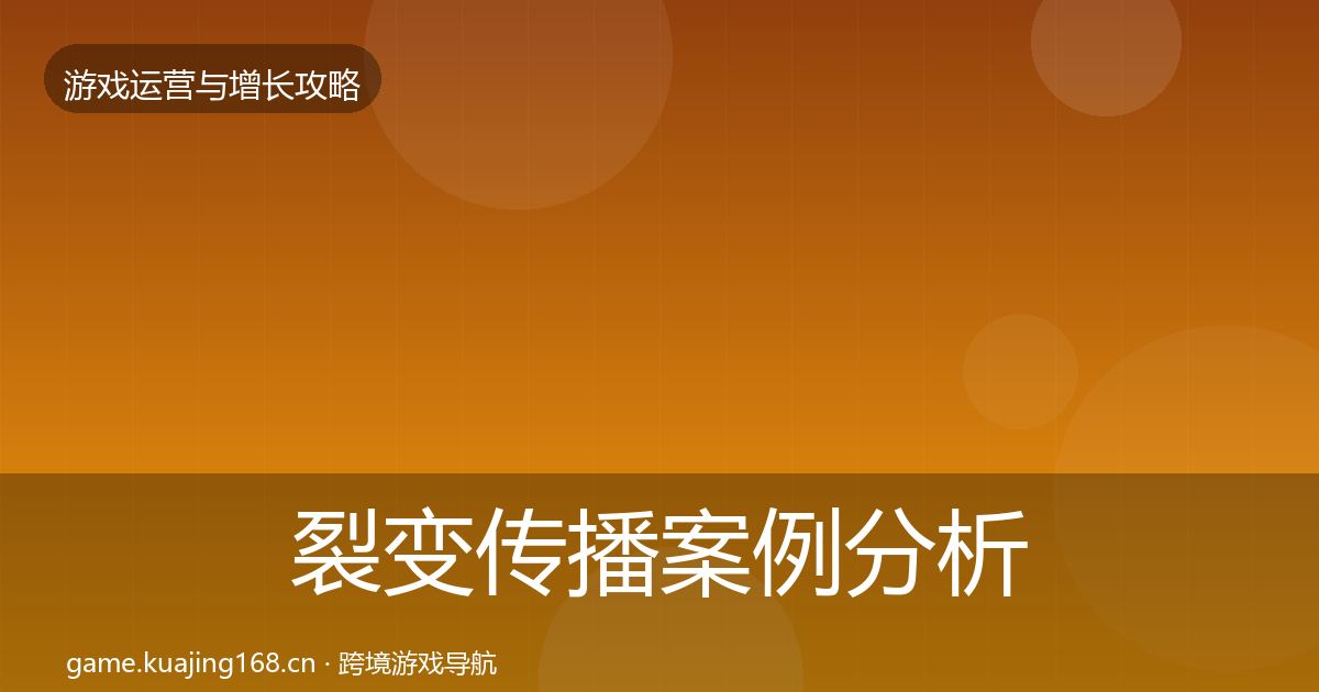 裂变传播案例分析入门到进阶·第1932篇