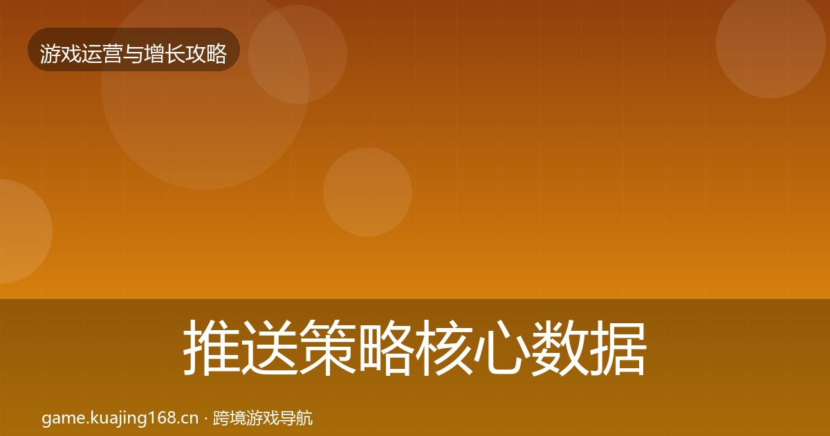 推送策略核心数据指标入门到进阶·第1959篇