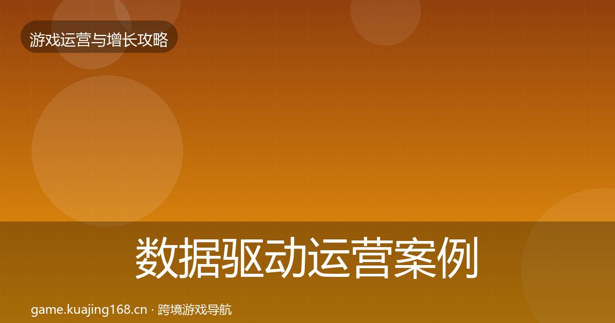 数据驱动运营案例分析实践指南·第1973篇