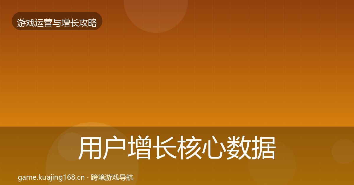 用户增长核心数据指标全攻略·第1996篇