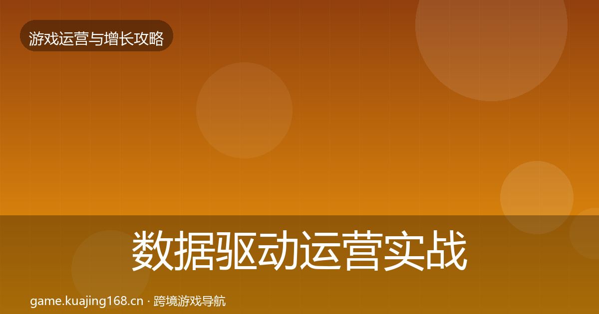 数据驱动运营实战攻略实践指南·第2003篇