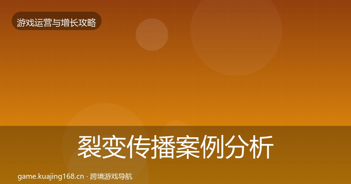 裂变传播案例分析入门到进阶·第2052篇