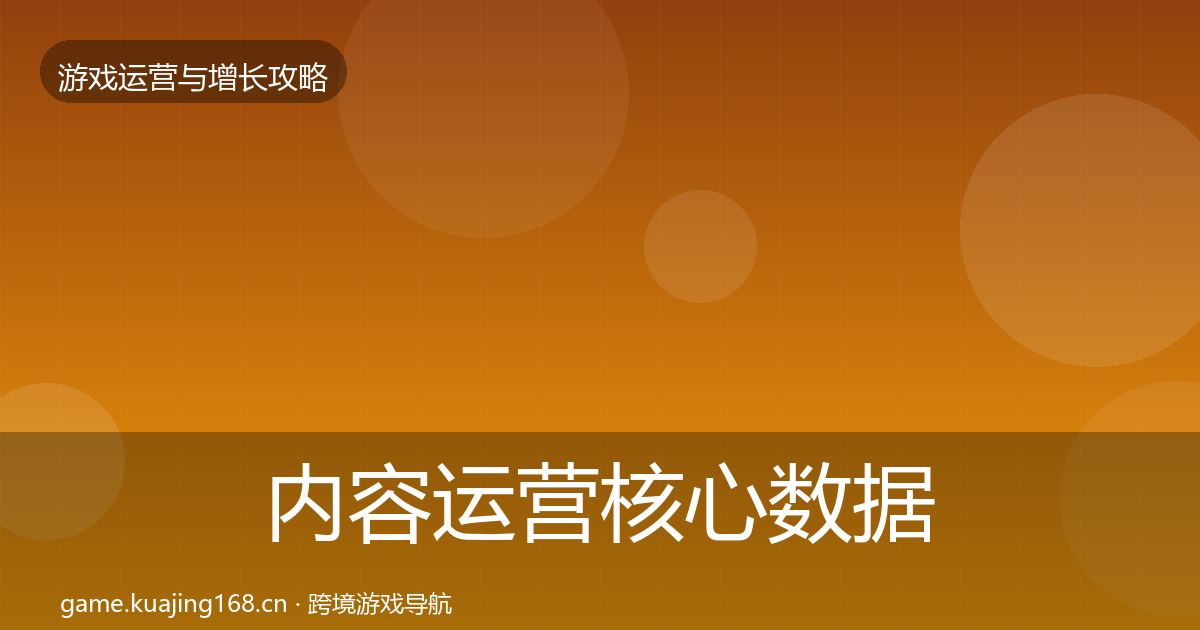 内容运营核心数据指标实践指南·第2079篇