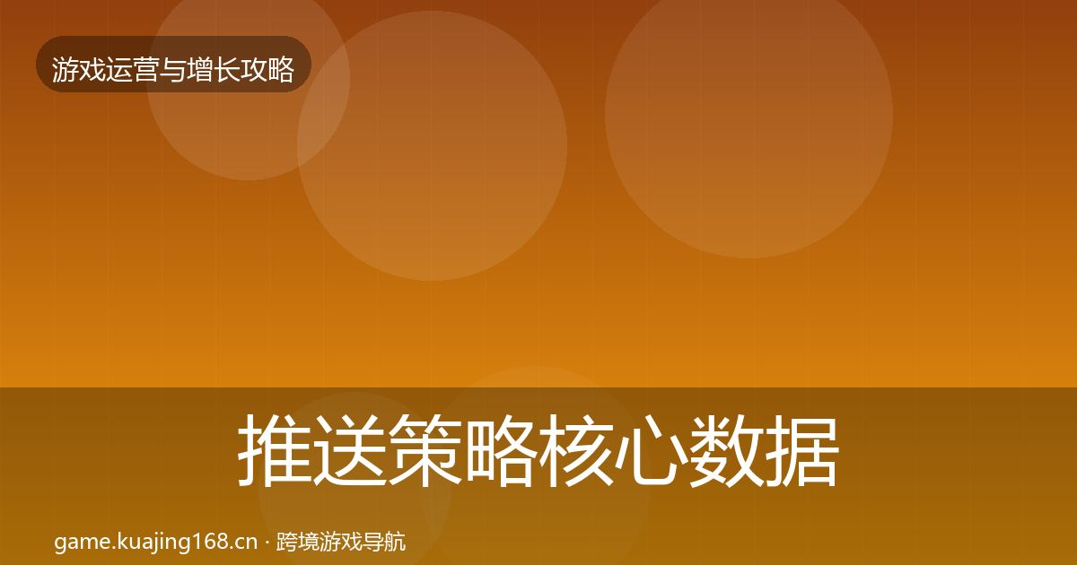 推送策略核心数据指标入门到进阶·第2079篇
