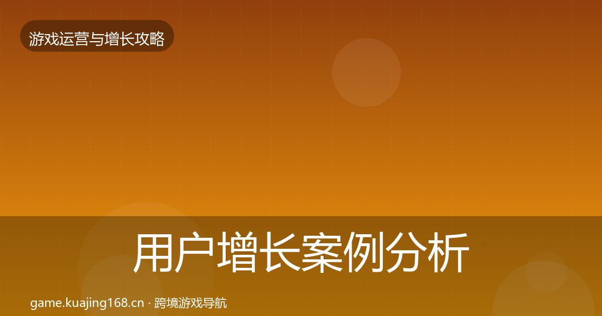 用户增长案例分析全攻略·第2091篇