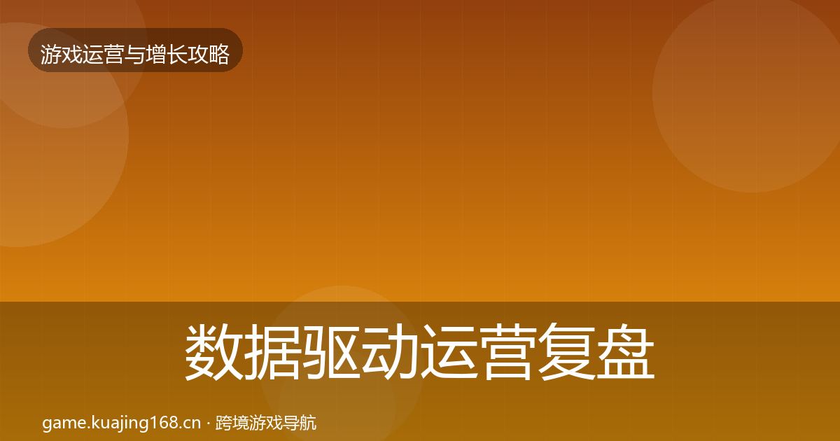 数据驱动运营复盘总结实践指南·第2108篇