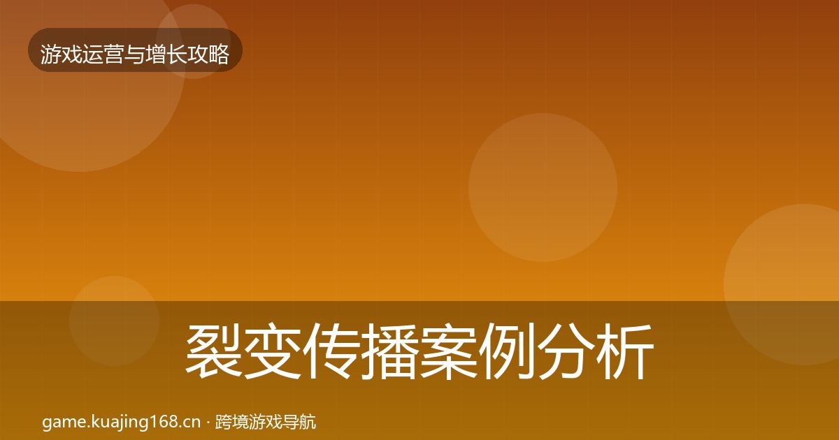 裂变传播案例分析入门到进阶·第2132篇