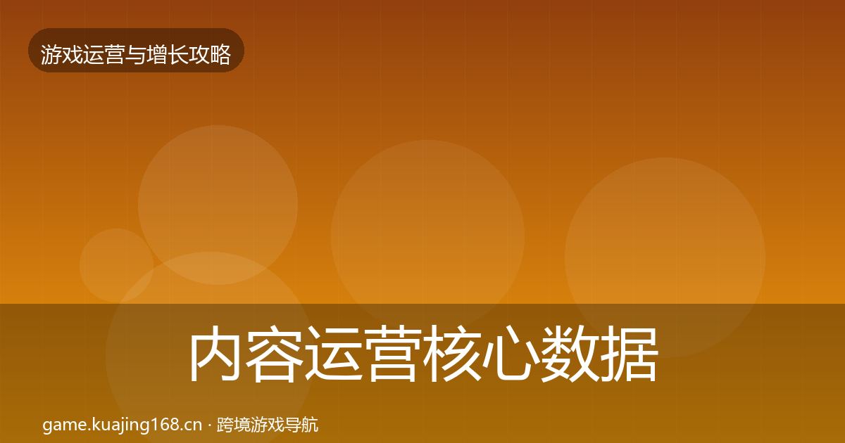内容运营核心数据指标实践指南·第2159篇