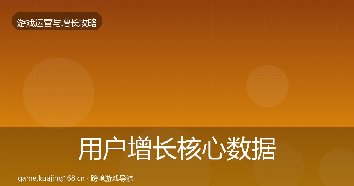 用户增长核心数据指标全攻略·第2196篇
