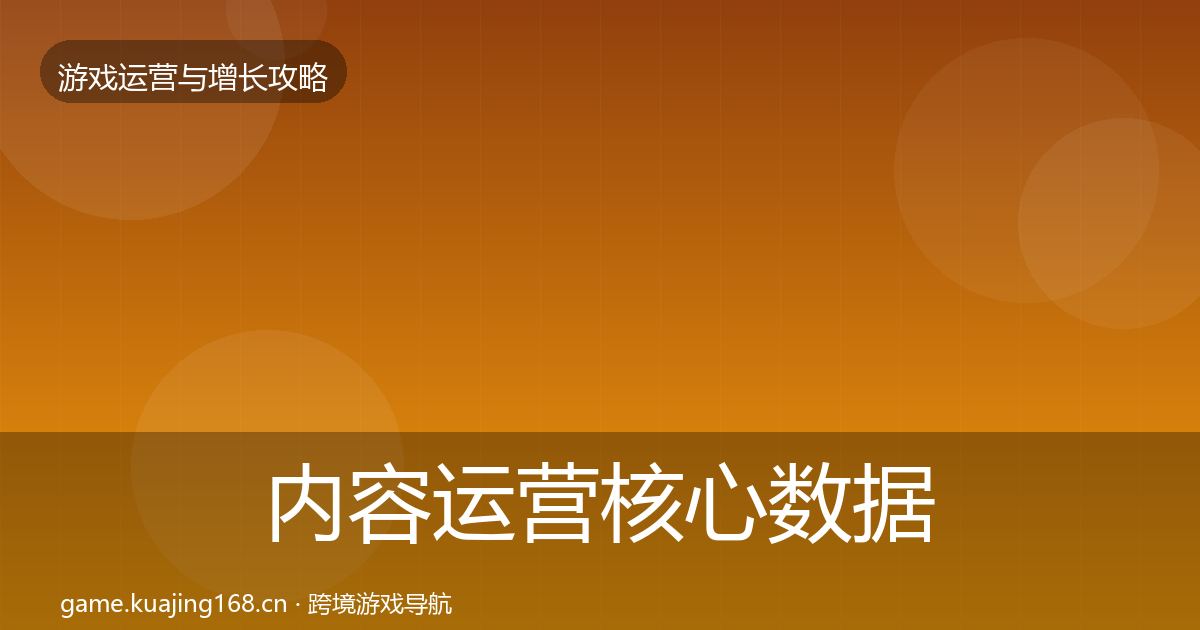 内容运营核心数据指标实践指南·第2199篇