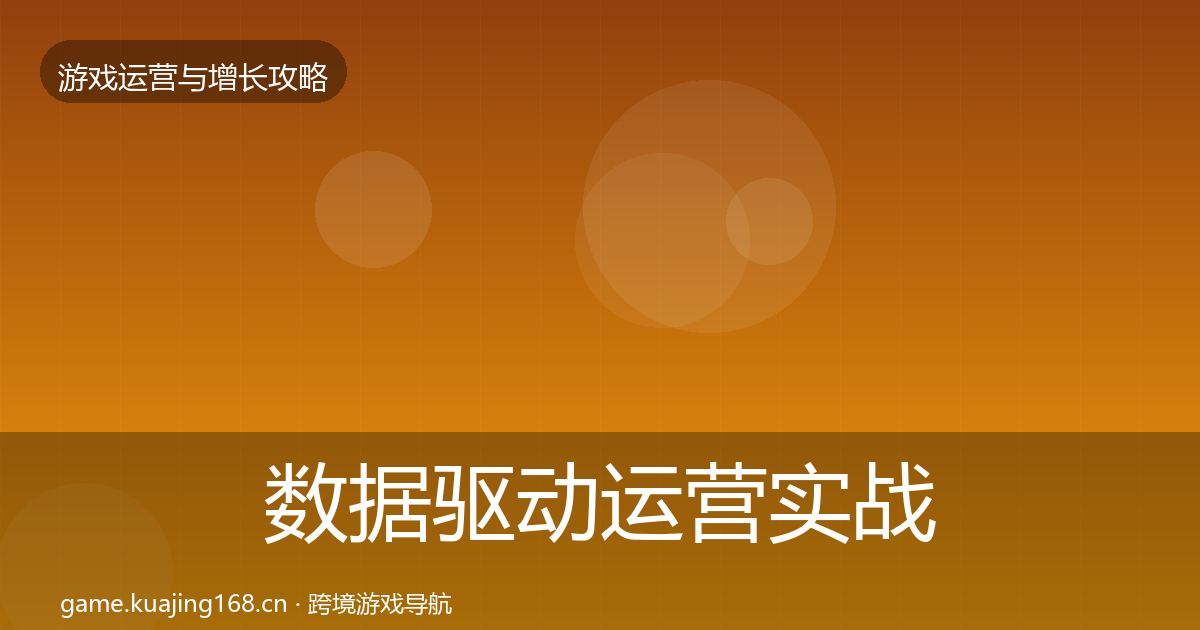 数据驱动运营实战攻略实践指南·第2203篇